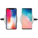 Ładowarka indukcyjna Qi 2w1 Alogy do iPhone AirPods 15W Szara