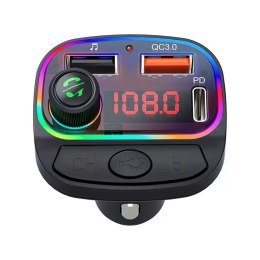 Ładowarka samochodowa Alogy Transmiter FM MP3 Bluetooth 5.0 QC 3.0