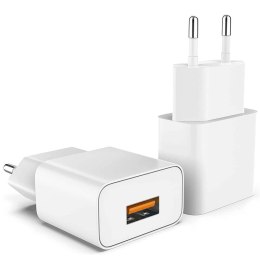 Ładowarka sieciowa Alogy szybka USB-C PD 20W + Kabel Lightning 1m Biały