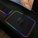 Podkładka pod mysz Alogy mata na biurko do gier RGB duża XXL Czarna