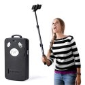 Uchwyt na telefon z lampką LED oświetleniem Alogy Tripod Selfie ring