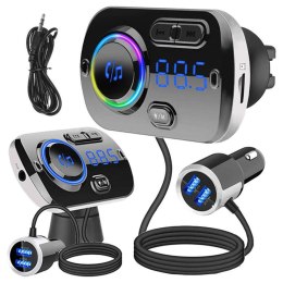 Ładowarka samochodowa Alogy Transmiter FM MP3 Bluetooth 5.0 QC 3.0