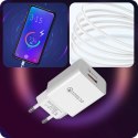 Ładowarka sieciowa Alogy szybka USB-C PD 20W + Kabel Lightning 1m Biały