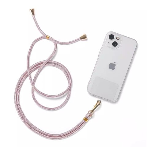 Smycz do telefonu Chain Universal Strap Pink/Gold