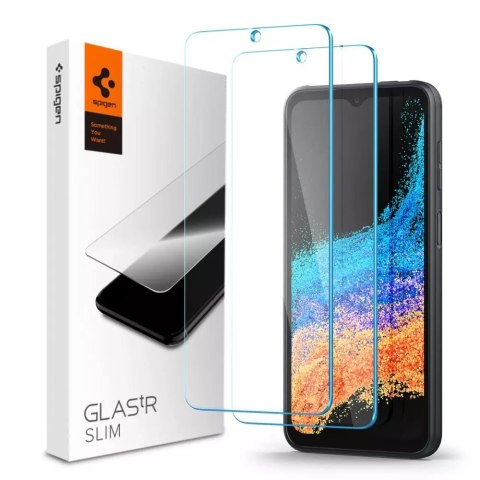 Szkło hartowane Spigen Glas.tR Slim 2-pack do Samsung Galaxy Xcover 6 Pro