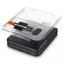 Szkło hartowane Spigen Glass FC "EZ FIT" + ramka Film 2-pack do Samsung Galaxy Z Flip 4 Black