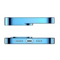 Baseus Glitter Hard PC Case Housse de galvanoplastie transparente pour iPhone 13 bleu (ARMC000603)