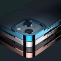 Baseus Glitter Hard PC Case Housse de galvanoplastie transparente pour iPhone 13 bleu (ARMC000603)