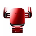 Baseus Metal Age Gravity Car Mount Metal Gravity Car Mount pour Grille de Ventilation Rouge (SUYL-D09)