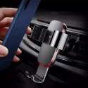 Baseus Metal Age Gravity Car Mount Metal Gravity Car Mount pour Grille de Ventilation Rouge (SUYL-D09)