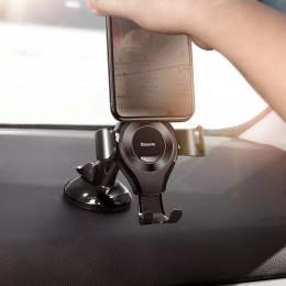 Baseus Osculum Gravity Car Mount Dashboard Windshield Phone Bracket Holder black (SUYL-XP01)