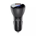 Chargeur de voiture Acefast 63W USB Type C / USB, PD3.0, PPS, QC3.0, AFC, FCP, SFCP noir (B6 noir)