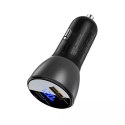 Chargeur de voiture Acefast 63W USB Type C / USB, PD3.0, PPS, QC3.0, AFC, FCP, SFCP noir (B6 noir)