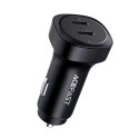 Chargeur de voiture Acefast 72W, 2x USB Type C, PPS, Power Delivery, Quick Charge 3.0, AFC, FCP noir (B2 noir)