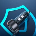 Chargeur de voiture rapide Joyroom 3 en 1 avec câble Lightning 1,5 m 45 W noir (JR-CL08)