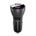 Chargeur voiture Acefast 45W 2x USB, QC3.0, AFC, FCP, SCP noir (B7 noir)