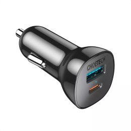 Choetech chargeur de voiture rapide USB Type C PD / USB QC3.0 3A 36W noir (TC0005)