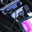 Choetech dual-port fast car charger PD USB Type C + QC3.0 USB-A 30W 5A black (TC0006)