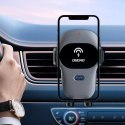 Dudao electric car phone holder with fast wireless charger Qi 15W gray (F20xs)