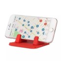 Silicone Car Phone Holder Dashboard Desktop Stand red