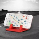 Silicone Car Phone Holder Dashboard Desktop Stand red