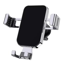 Support voiture pour smartphone Gravity pour bouche d'aération argent (YC12)