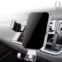 Support voiture pour smartphone Gravity pour bouche d&#39;aération argent (YC12)