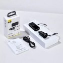 Transmetteur FM Bluetooth 5.0 Baseus S-16 2x chargeur de voiture USB AUX MP3 TF micro SD 3.1 A noir (CCTM-F01)