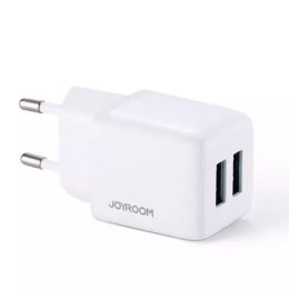 2x chargeur mural USB de Joyroom avec une puissance jusqu'à 12 W 2,4 A (L-2A121)