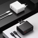 Chargeur USB GaN universel rapide Baseus GaN5 Pro Type C / USB 100W PD3.0, QC4.0 +, AFC blanc (CCGP090202)