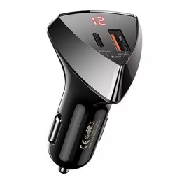 Chargeur de voiture Remax Alien II USB / USB Type C 45W Power Delivery Quick Charge noir (RCC232 noir)