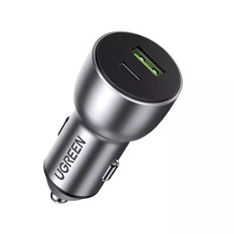 Chargeur de voiture Ugreen USB / USB Type C Quick Charge 3.0 Power Delivery 36 W 3 A gris (CD213 60980)