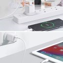 Chargeur de voyage mural Joyroom USB Type C / USB 30W Power Delivery Charge rapide 4,5A (prise UK) blanc (L-QP303)