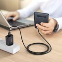 Chargeur mural USB Choetech Quick Charge 3.0 18W 3A + USB - Câble USB Type C noir (Q5003)