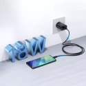 Chargeur mural USB Choetech Quick Charge 3.0 18W 3A + USB - Câble USB Type C noir (Q5003)