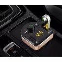 Dudao Bluetooth FM Transmitter MP3 Car Charger 2x USB 3.1 A black (R2Pro black)