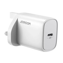 Joyroom Fast USB Type C PD Chargeur 20W UK Plug Blanc (L-P201)