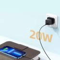 Joyroom Fast USB Wall Charger Type C 20W UK Power Delivery Quick Charge 3.0 AFC noir (L-P202)