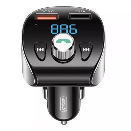 Transmetteur FM Joyroom Bluetooth 5.0 MP3 micro SD chargeur de voiture 2x USB 18 W 3 A Quick Charge 3.0 noir (JR-CL02)