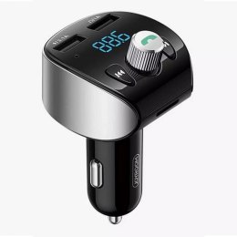 Transmetteur FM Joyroom Bluetooth 5.0 MP3 micro SD chargeur de voiture 2x USB 18 W 3 A Quick Charge 3.0 noir (JR-CL02)