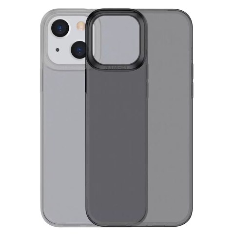 Baseus Simple Series Case étui en gel transparent iPhone 13 noir (ARAJ000301)
