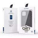 Coque en cuir Dux Ducis Grit pour iPhone 14 Coque élégante en similicuir (compatible MagSafe) Noir