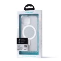 Coque magnétique Joyroom Magnetic Defender pour iPhone 14 Pro Coque blindée avec crochets transparents (compatible MagSafe)