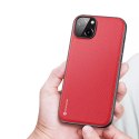 Housse Dux Ducis Fino en nylon pour iPhone 14 Plus rouge