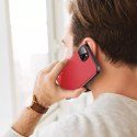 Housse Dux Ducis Fino en nylon pour iPhone 14 Plus rouge