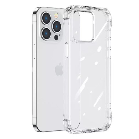 Joyroom Defender Series Coque pour iPhone 14 Armored Hook Cover Stand Clear (JR-14H1)