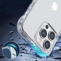 Joyroom Defender Series Coque pour iPhone 14 Armored Hook Cover Stand Clear (JR-14H1)