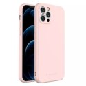 Wozinsky Color Case Etui souple et durable en silicone pour iPhone 13 Pro Rose