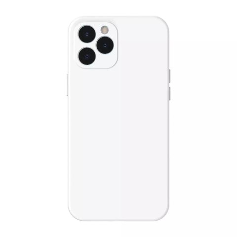 Baseus Liquid Silica Gel Case Flexible gel case iPhone 12 Pro Ivory white (WIAPIPH61P-YT02)