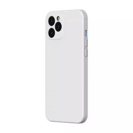 Baseus Liquid Silica Gel Case Flexible gel case iPhone 12 Pro Ivory white (WIAPIPH61P-YT02)